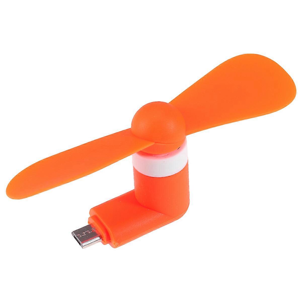 Portable Mini Fan Usb For Mobile Phone Adapter Home Office Elevators Stadiums Tpe 8 50X3 50X2 00Cm 1Pack