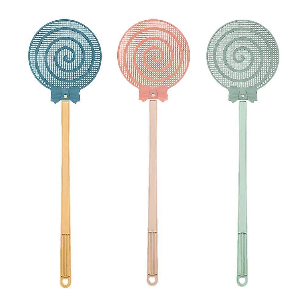 Fly Catching Fly Swatters for Indoors PP Material Simple and Gorgeous Home Insect Control 3Pcs