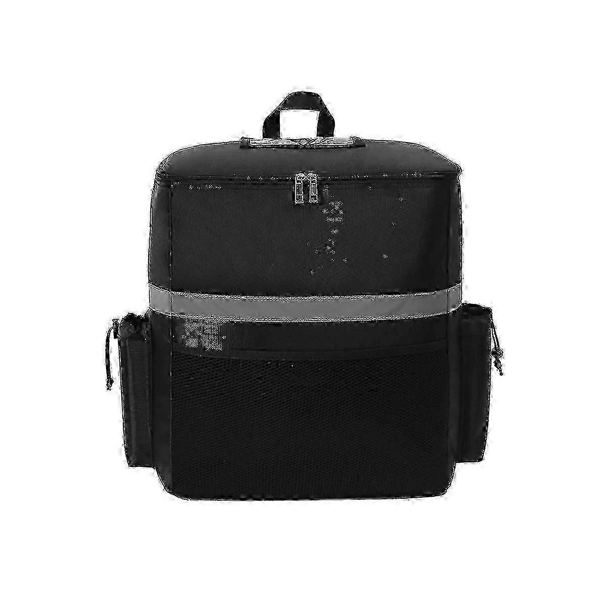 Insulated Delivery Bag for Food Transportation, Pizza Delivery Backpack Suitable for Bike Riders, Keeps Food Hot or Cold for Efficient Deliv