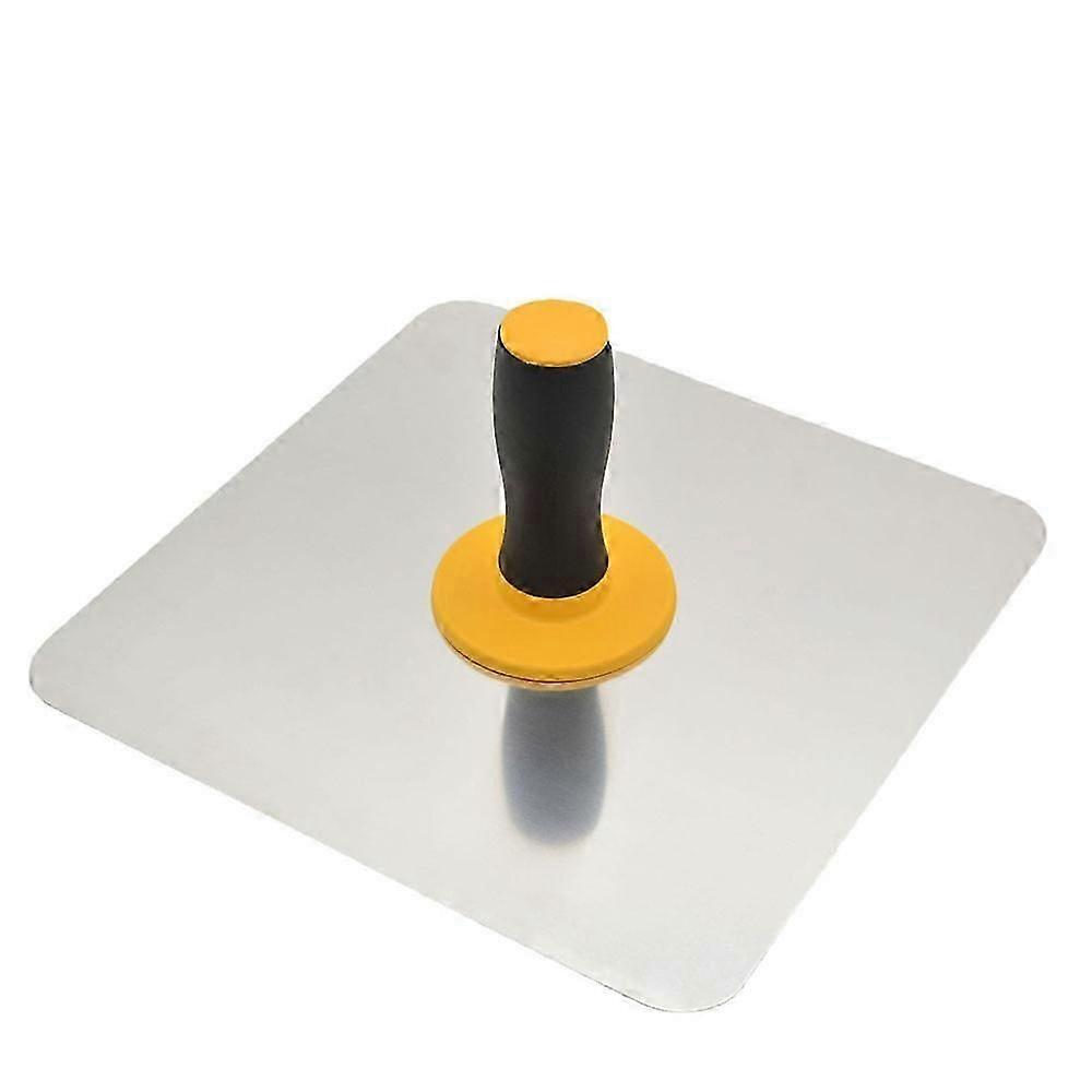 Plastering Board Aluminium Plasterers Wall Plaster Catch Plate with Handle Mortar Board Holder Portable Plastering Tool