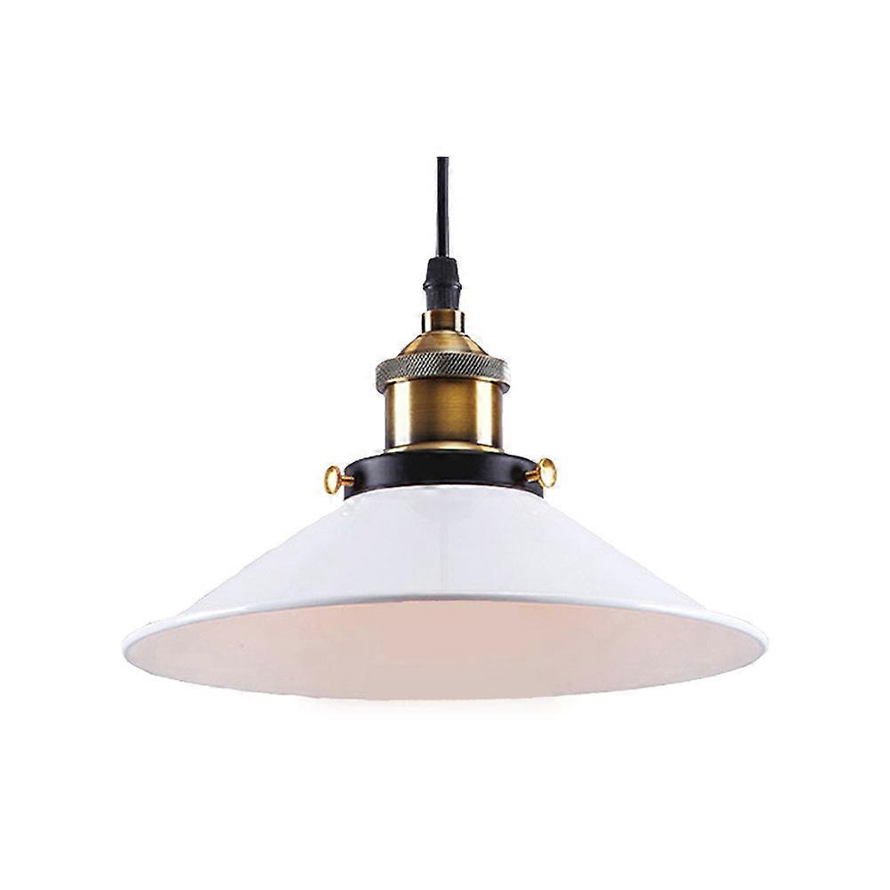 Retro Tavan Işık Yuvarlak Kapak Demir Avize Oturma Odası Için Işık Toplama Yaratıcı Modern Asılı Lamba 1 Adet