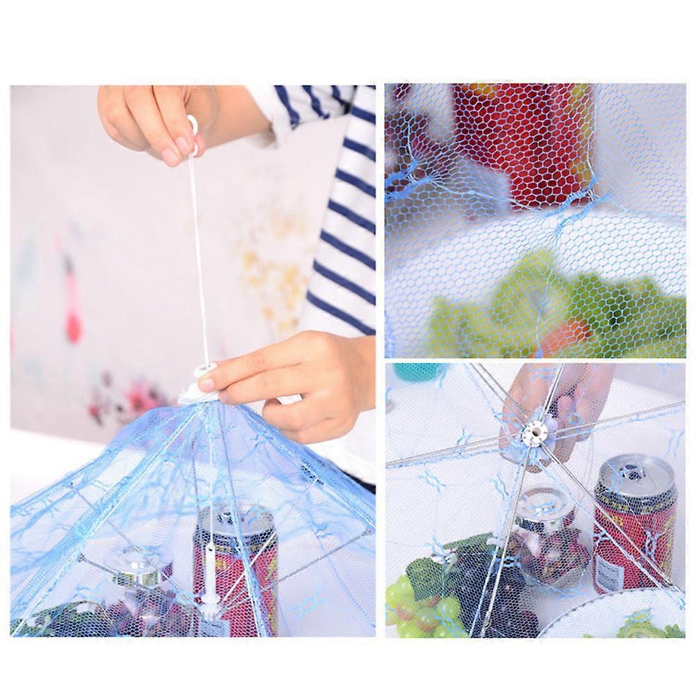 Foldable Food Cover Net Mesh Keeps Mosquitos Away During Pool Parties 1Set