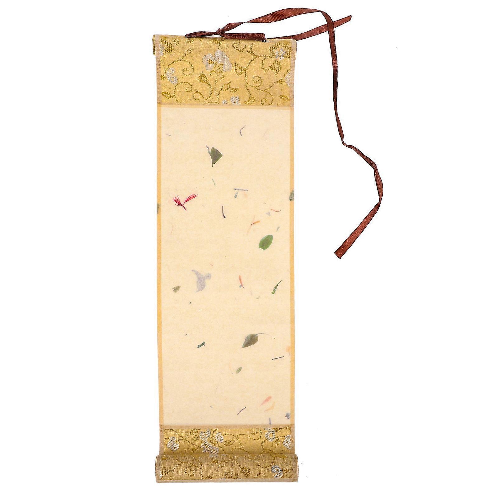 Calligraphy Scroll Paper Office Decoration Children 2Pcs