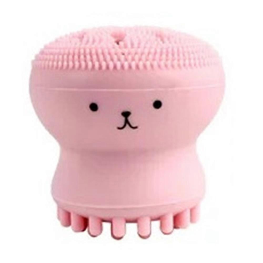 A Beautiful Silicone Pore Cleaner Scrub And Massager With A Sponge