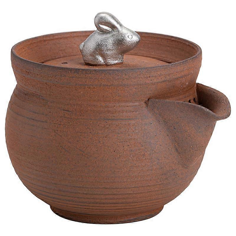 Chinese Teapot Vintage Kung Fu Tea Brewing Device Ceramic Multifunctional Teapot with Infuser