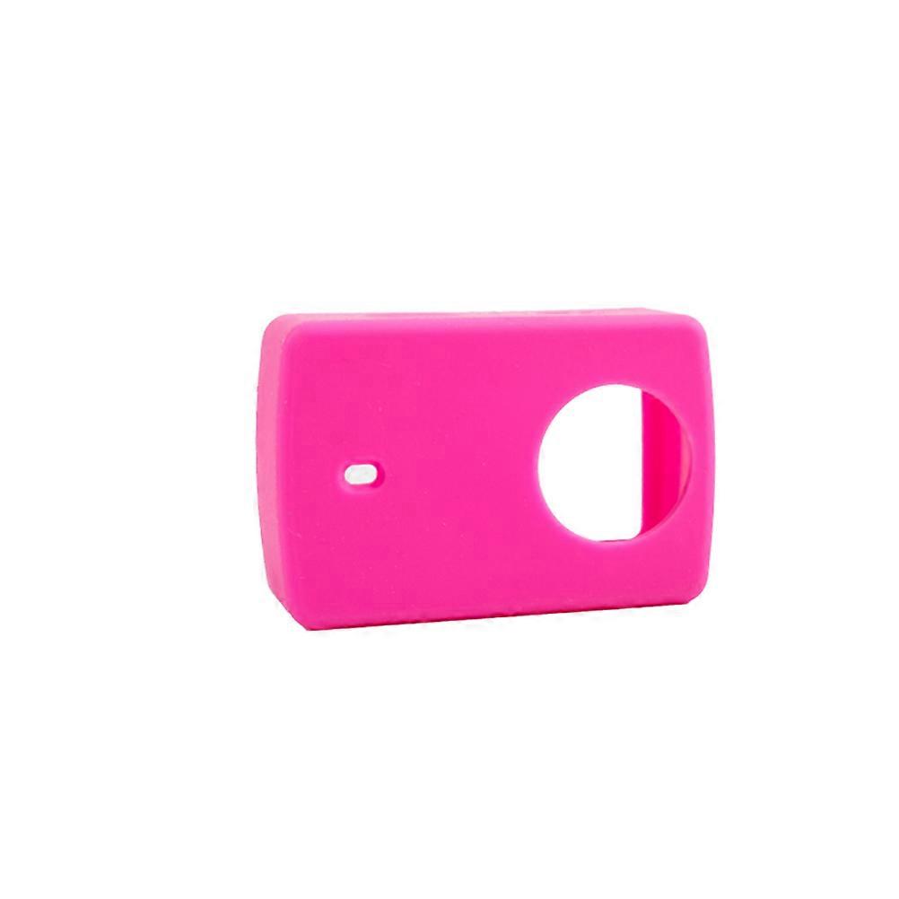 Camera Protective Case For 4K Action Camera Rosy Color Fingerprint Resistance Anti Slip Grip 1Pack