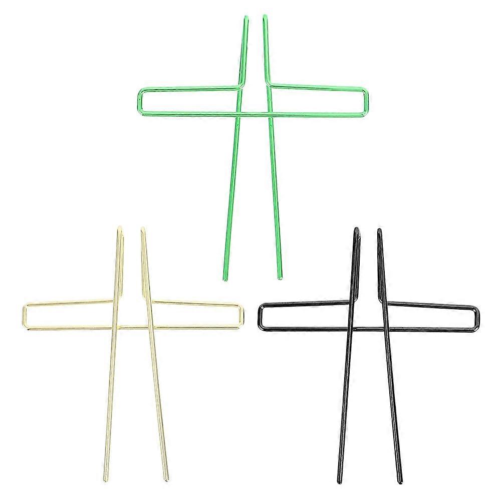 Page Holder Clip Book Clip For Reading Notebook Fixing Assorted Color Steel 3.54X2.95X0.39in 3Pcs