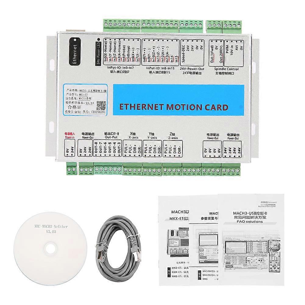 Mach3 3Axis Breakout Board CNC USB Motion Control Card 2000KHz
