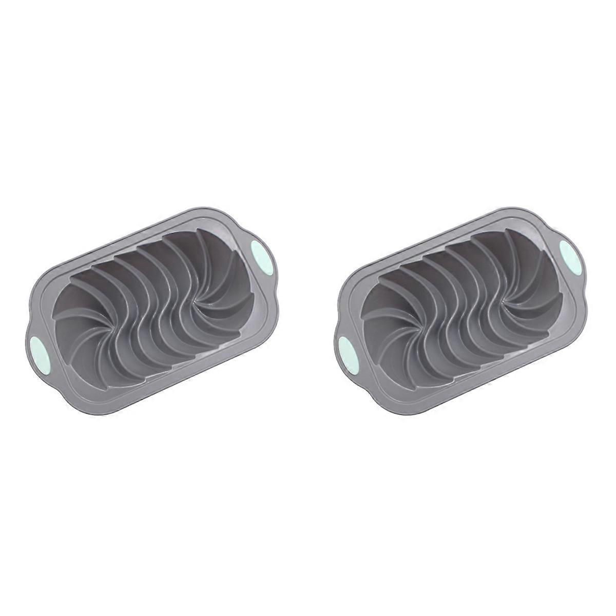 Silicone Bread Loaf Pan Nordic Design Classic Fluted Toast Mold,B