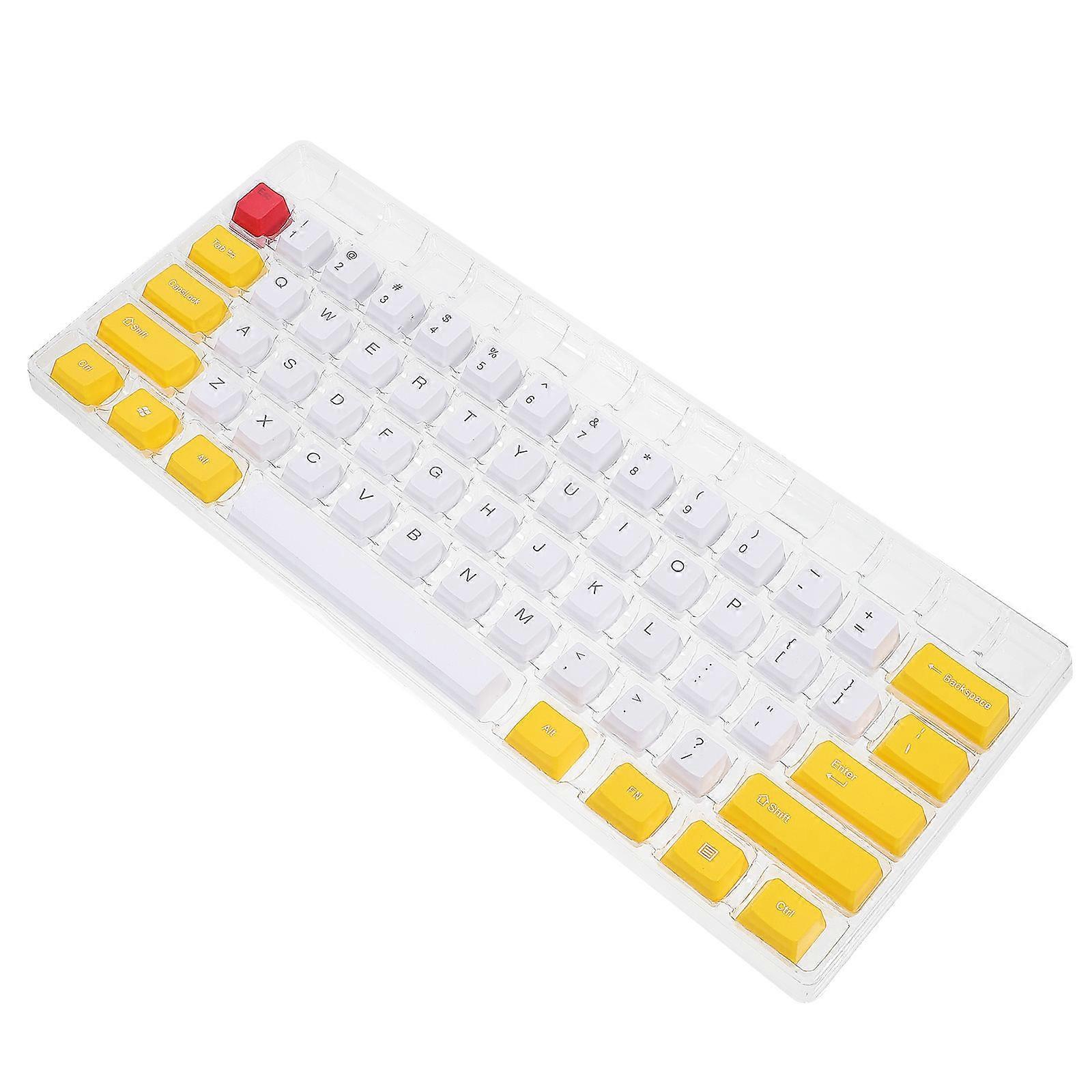 Dye Sublimation Keycap Set Mechanical Keyboard Enthusiasts Cross Shaped Stem 1Set