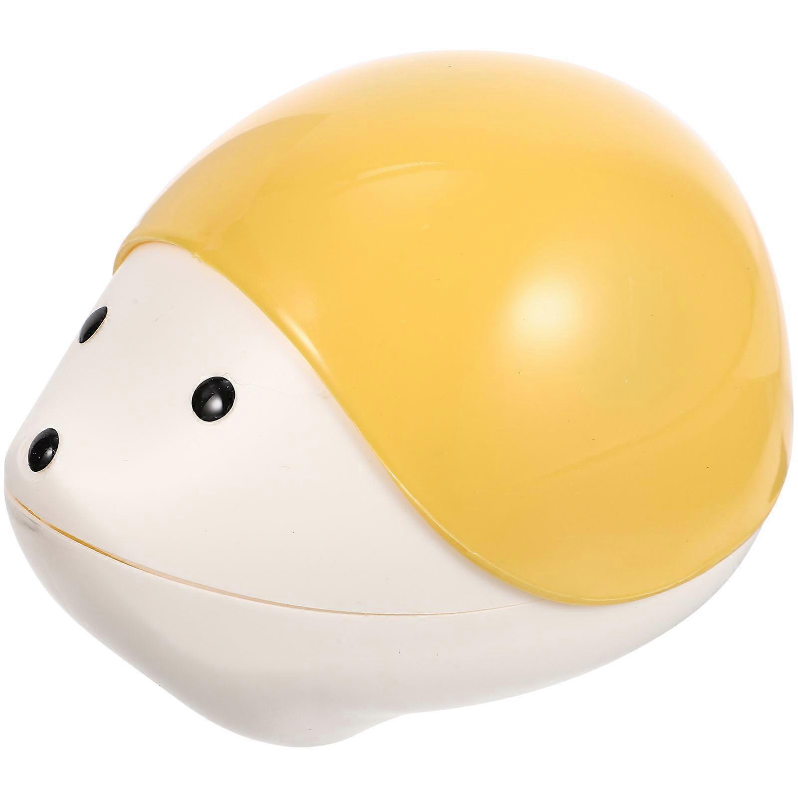 Cute Pattern Jewelry Organizer Hedgehog Shaped Table Decoration 12X10X5cm Magnetic Absorption 1Pack