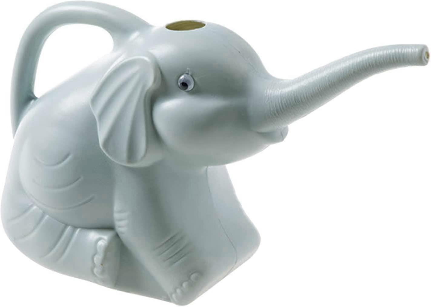 Blue 2L Watering Can in Elephant Shape for Efficient Gardening and Plant Care