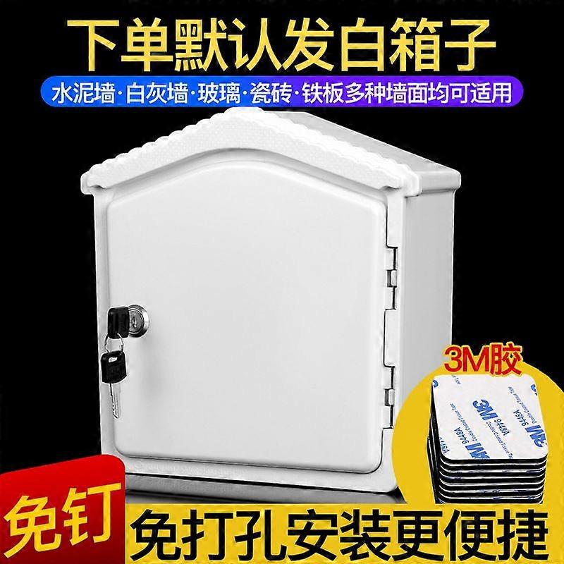 Wall Mount Mailbox For Outside: Milk Box With Lock For Package Delivery & Letters Storage - Plastic Mail Box For Home Porch
