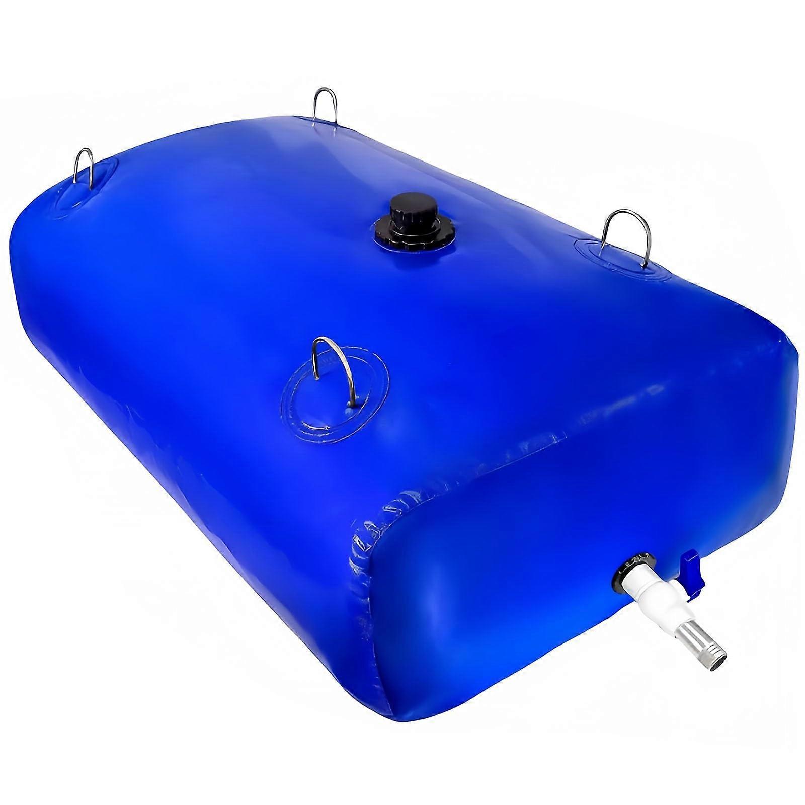 Water Bladder PVC 2000L Foldable Water Storage Bag for Garden Watering and Fire Fighting, Abrasion Resistant Design