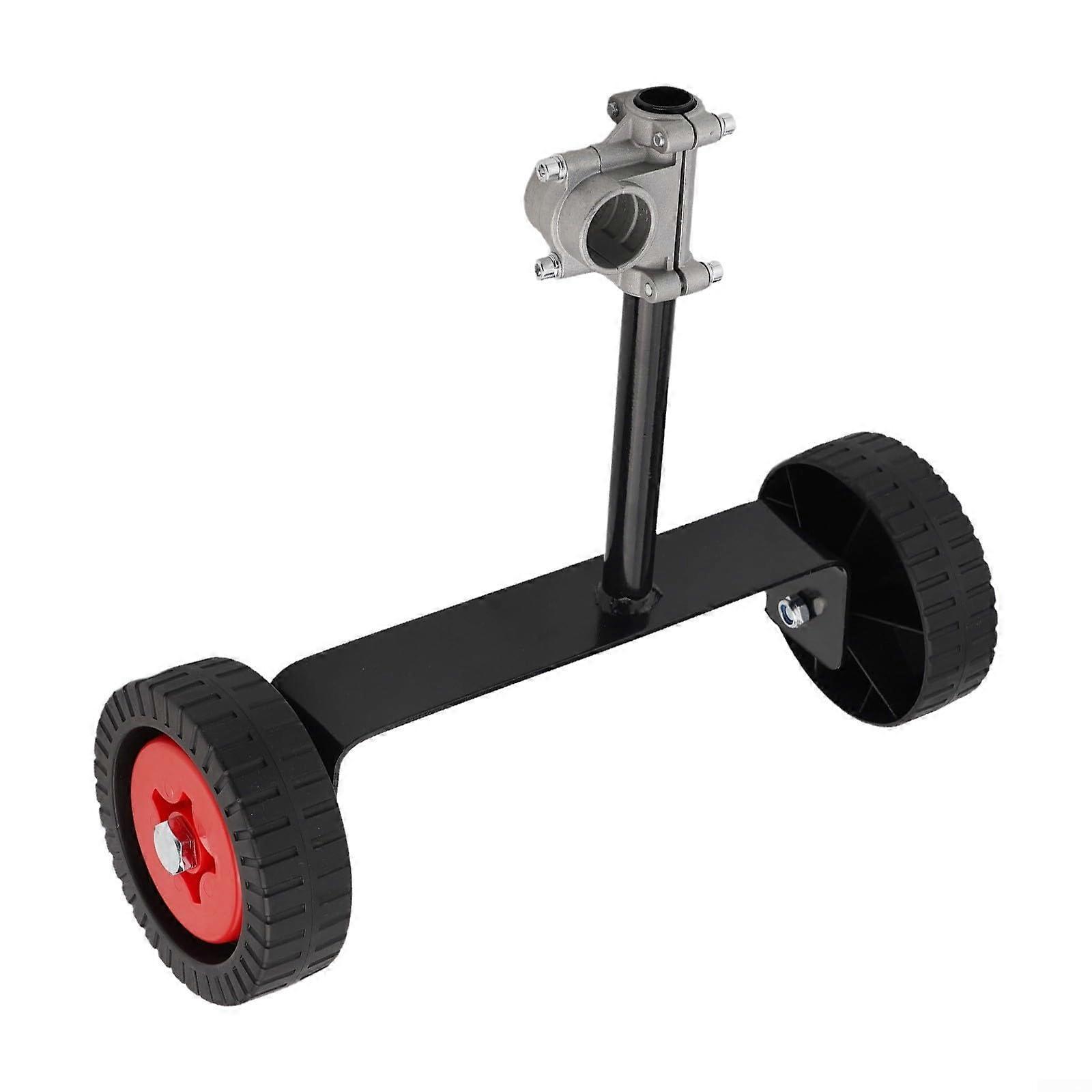 Adjustable Support Wheels for Lawn Trimmers, Ideal for Weed Control and Garden Maintenance (26 cm)