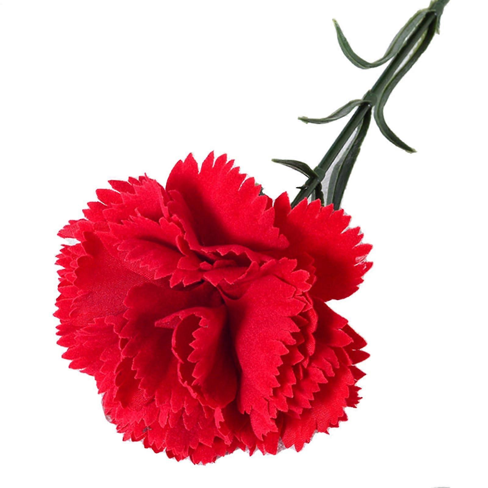 Artificial Carnation Flowers - Realistic Faux Carnation Heads for Home Decor, Elegant Valentine’s Day and Mother’s Day Arrangements