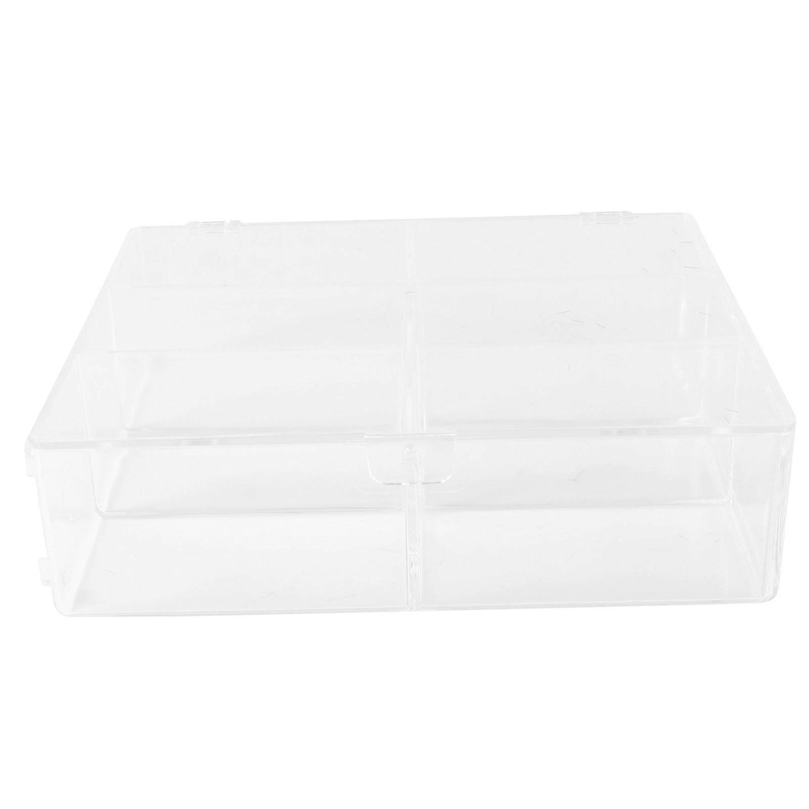 Acrylic Storage Box for Figures with Dust Cover Transparent Household Desktop Organizer 1Pc