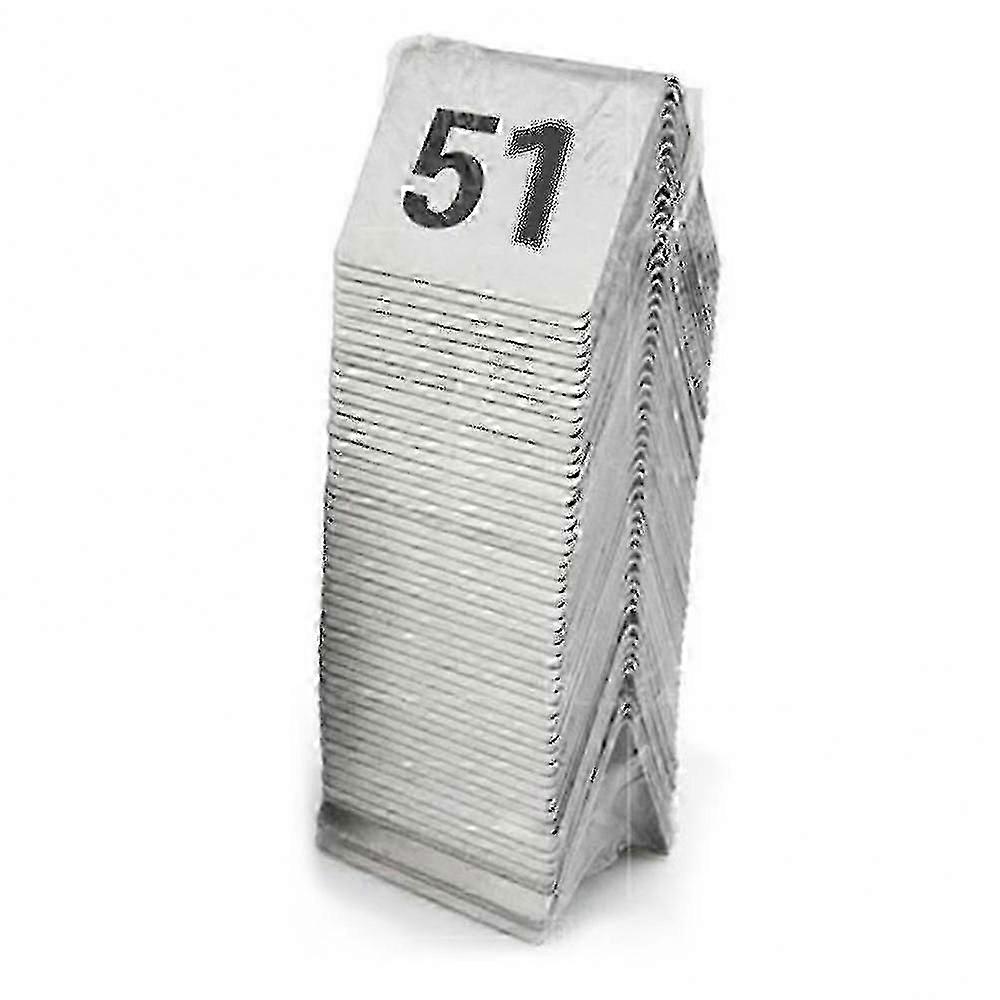 25 Pcs En Acier Inoxydable Table Numéros Base Stable Multipurpose Numéro Signe Pour Restaurant Hôtel Café Guanguan