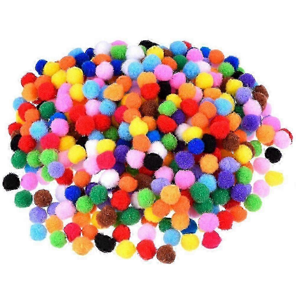 200pcs Crafts Pompoms Fluffy Pompoms Clothing Accessories DIY Handmade Materials
