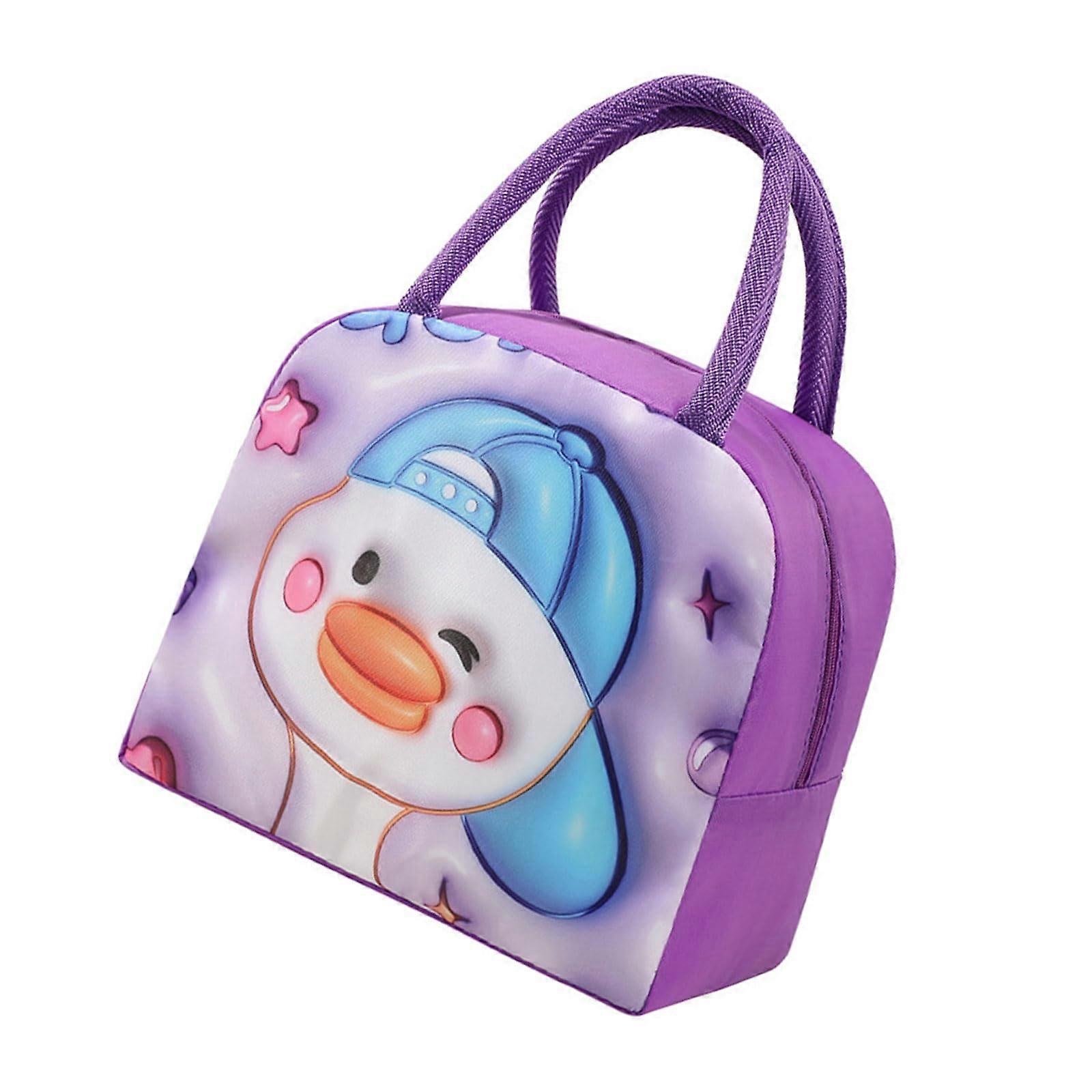 Practical Lunch Bag for Kids, Waterproof Animal Lunch Bag for School, Travel, and Picnics, Insulated, Durable Design