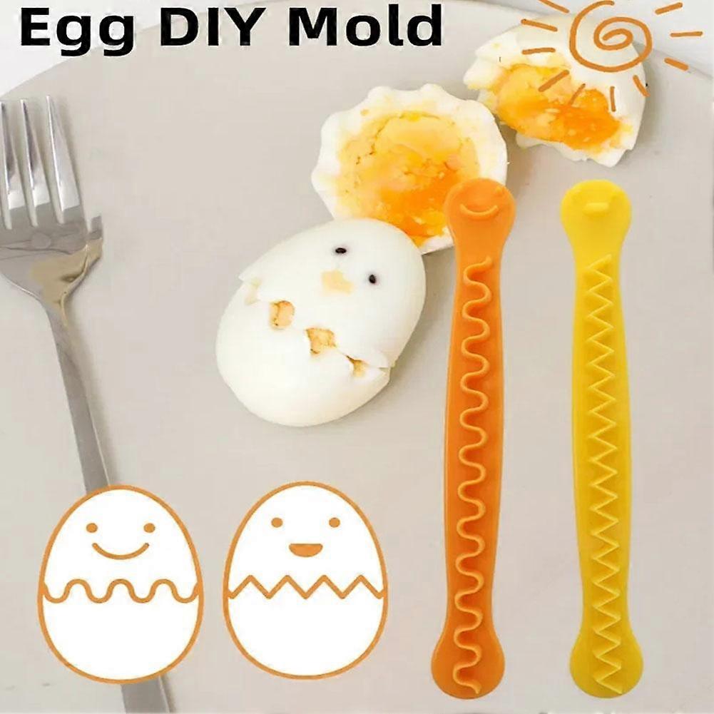 Two-piece set OPP set (A) $ Fancy egg cutter kitchen creative cut two lace egg split egg yolk chicken salad making chef tools