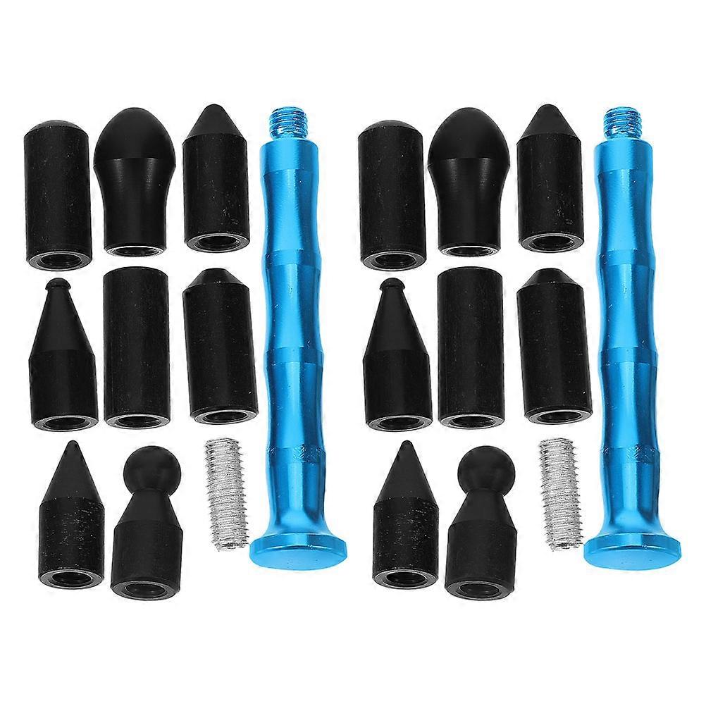 Kit Car Dent Removal Tool Kit For Auto Body Repair With Interchangeable Heads For Ding And Hail Damage 2 Sets