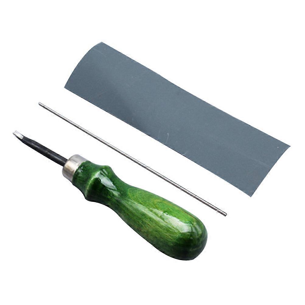 Craft Tool Set Leather Edger Skiving Leather Thickness Home Use Metal 1Set