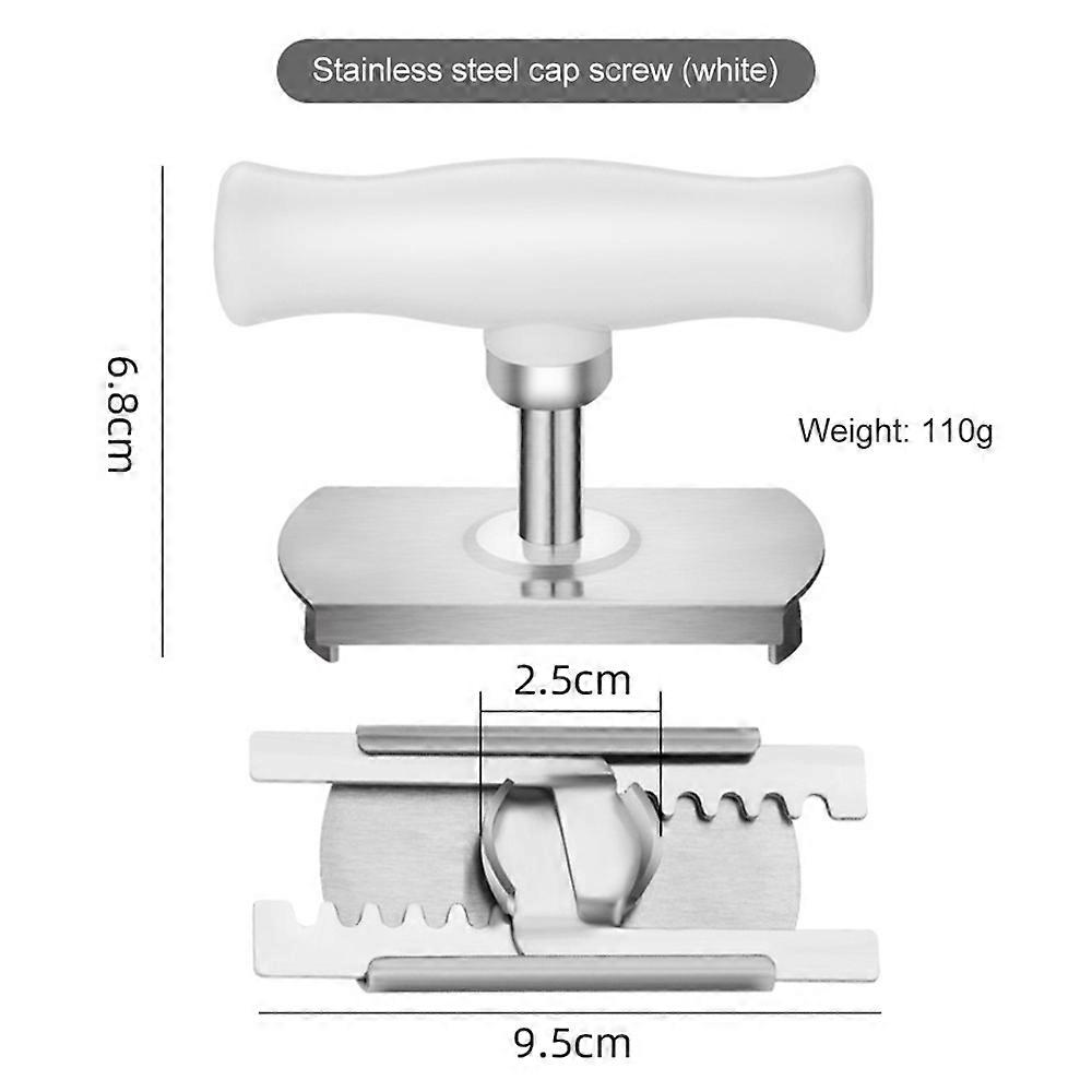 Adjustable Multi-function Bottle Cap Opener Stainless Steel Lids Off Jar Opener Labor-saving Screw Can Opener for Kitchen Gadget