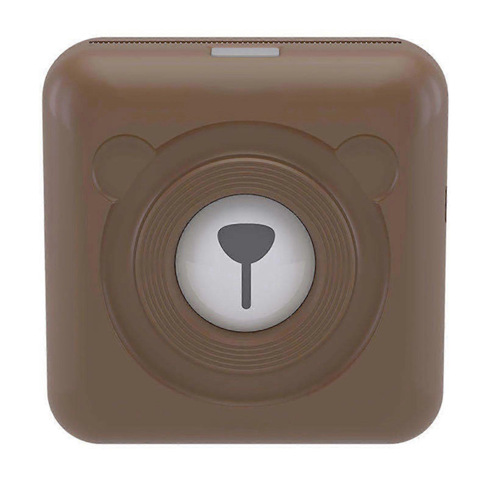 2025 Latest Model  Pocket Printer Cute Bear Cartoon Pattern Lightweight