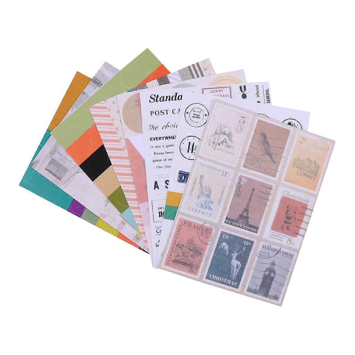 Διακοσμητικά αυτοκόλλητα Scrapbooking καλλιτέχνες χομπίστες ποικιλία χρώμα 16x12x0.1cm 36Pcs