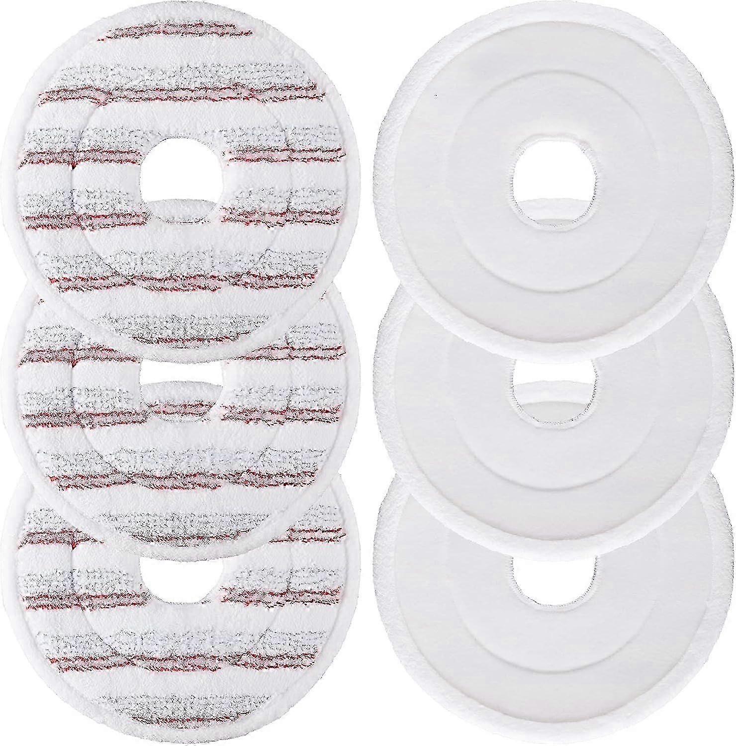 2 pièces de rechange de la tête de vadrouille pour Vileda Spin et Clean Mop, 9,25 pouces lavables et réutilisables Tampons de vadrouille en microfibre compatibles avec Vileda Spin Mop et Bucke