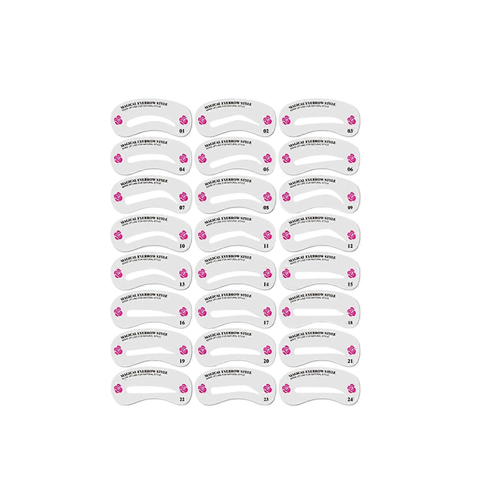 Quick Makeup Eyebrow Cake Set - Natural Blackish-Brown, Easy Application & Long-Lasting