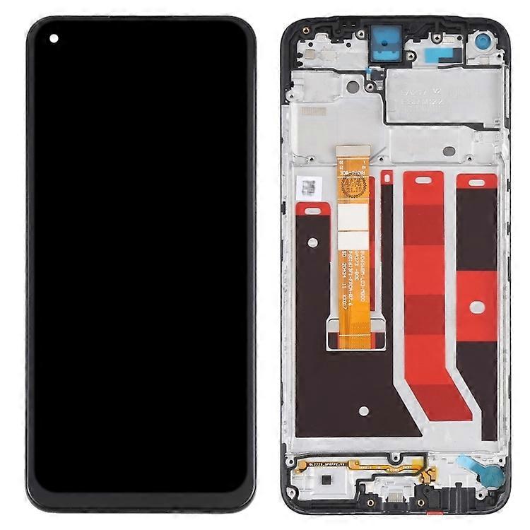 Grade C LCD Screen and Digitizer Assembly Frame Part (without Logo) for Oppo A32 (2020) A33 (2020) A