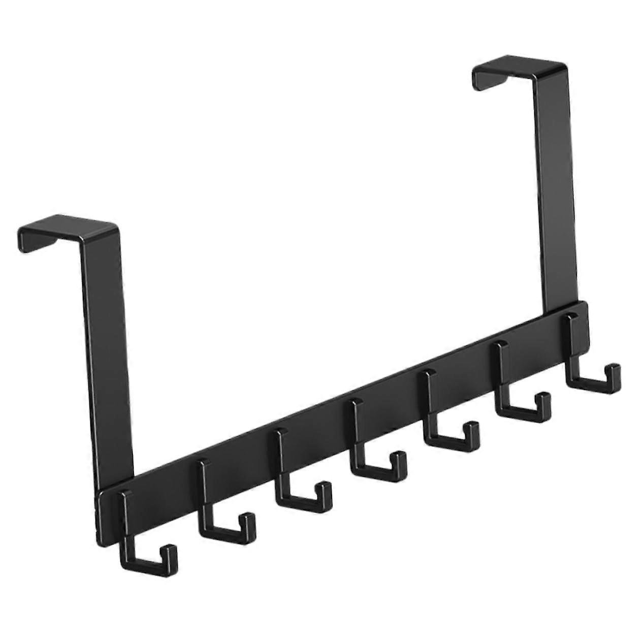 Clothes hooks over the door, door hangers from space, spacesaving installation for bedroom hallway without drilling, sturdy and.