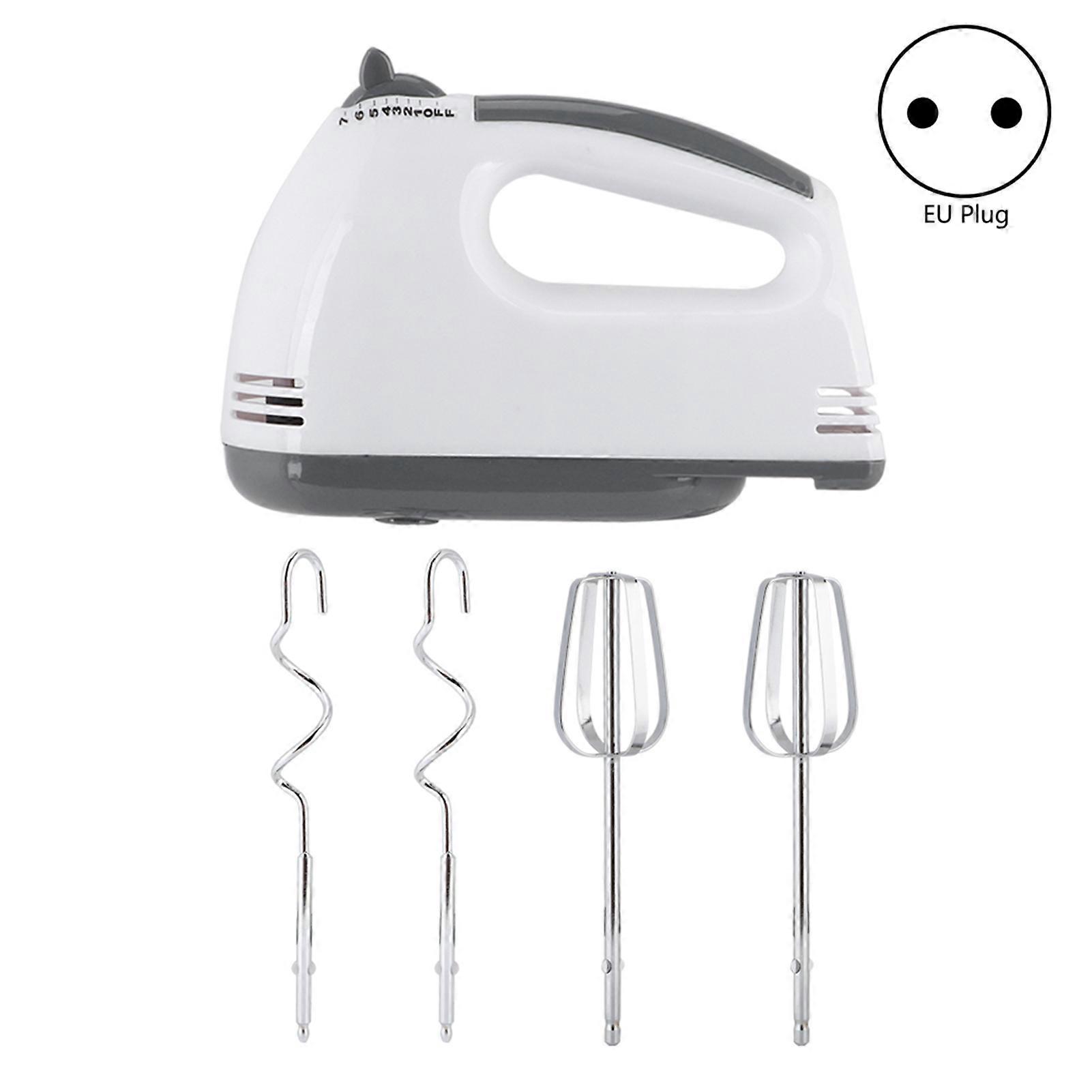 7 Speeds Household Handheld Electric Egg Beater with Rods for Eggs Beating Dough Kneading