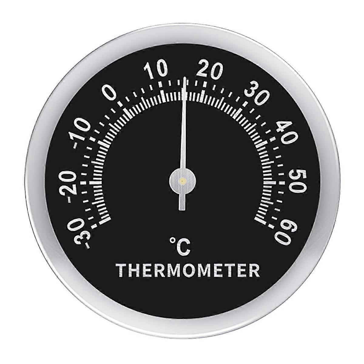 Digital Temperature Gauge Wall-mounted Design Large Display For General Users 1Set
