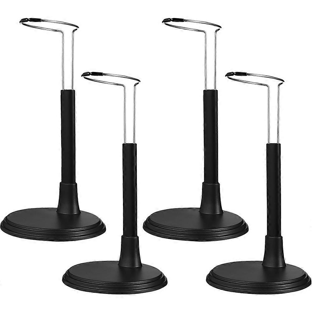 Puppet Stand Holder Doll Support Stand Adjustable Stainless Steel 35cm 4Pcs