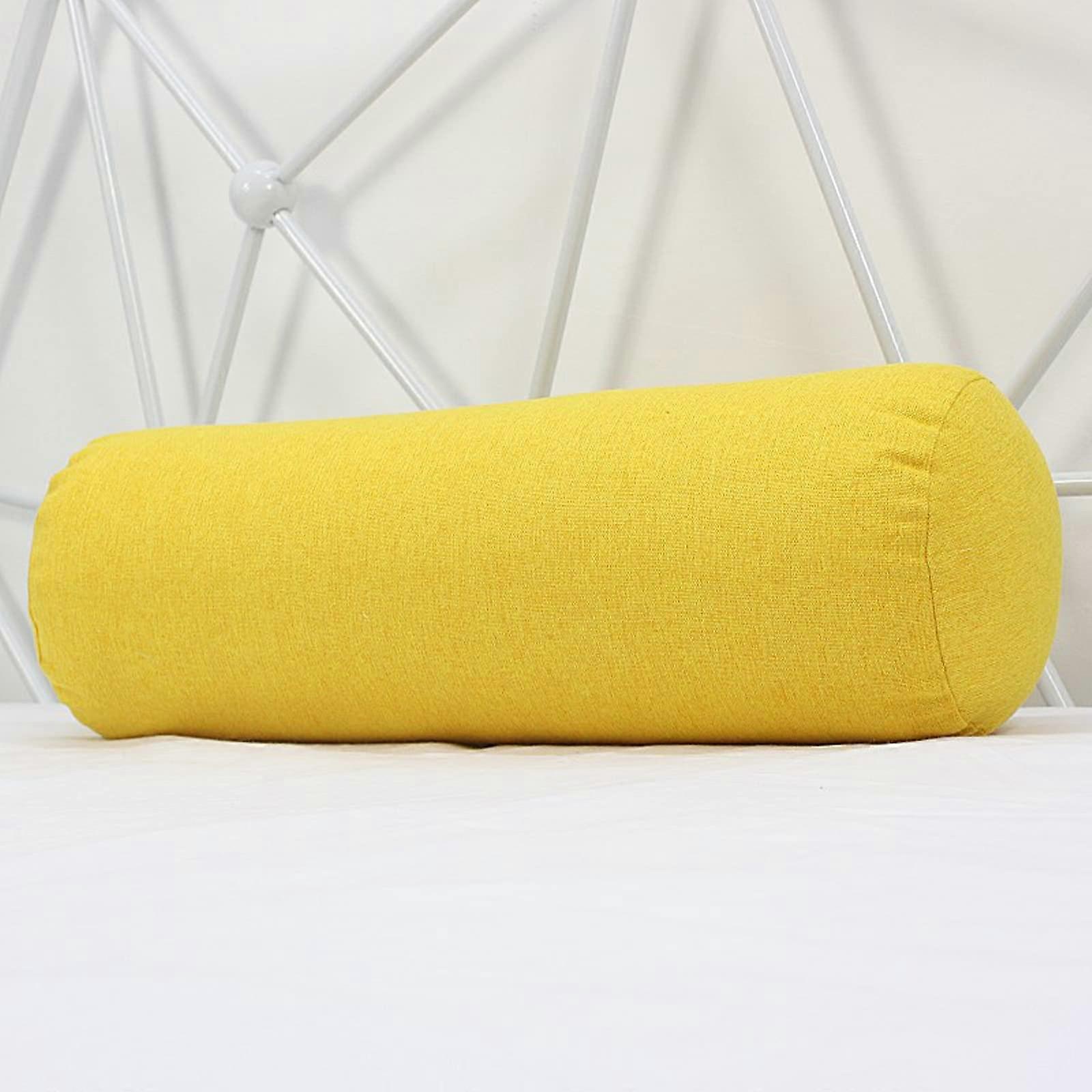 Long Neck Bolster Pillow for Sofa Bed, Comfortable Neck Support Pillow, Cylinder Cushion for Relieving Back, Neck, Knee, Waist Ref: 4145