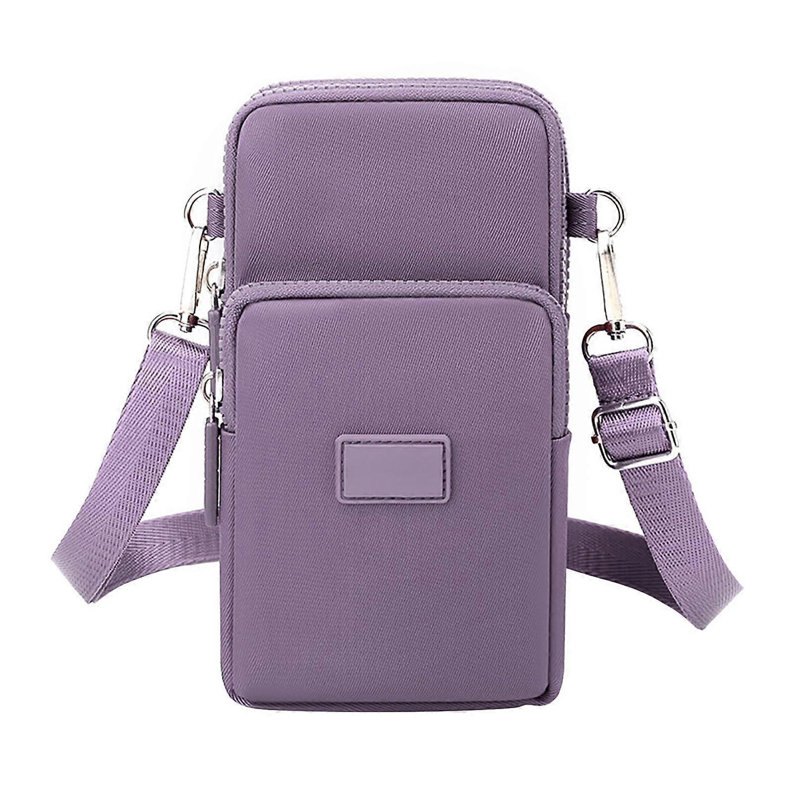 Plain Versatile Cell Phone Bag Small Crossbody Vertical Diaper Bag Full Grain Leather Briefcases for Men A Unit size