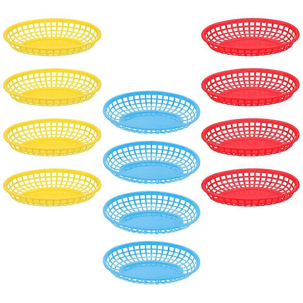 Food Baskets Outdoor Use Easy To Carry Large Capacity For Snacks And Chips 12Pcs