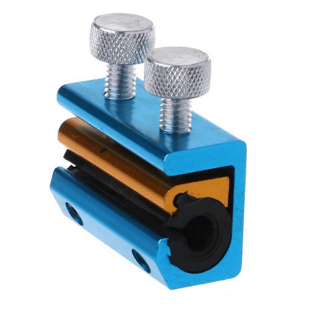 1pc Universal Motorcycle Dual Cable Oiler Sky Blue Motorcycle Accessory