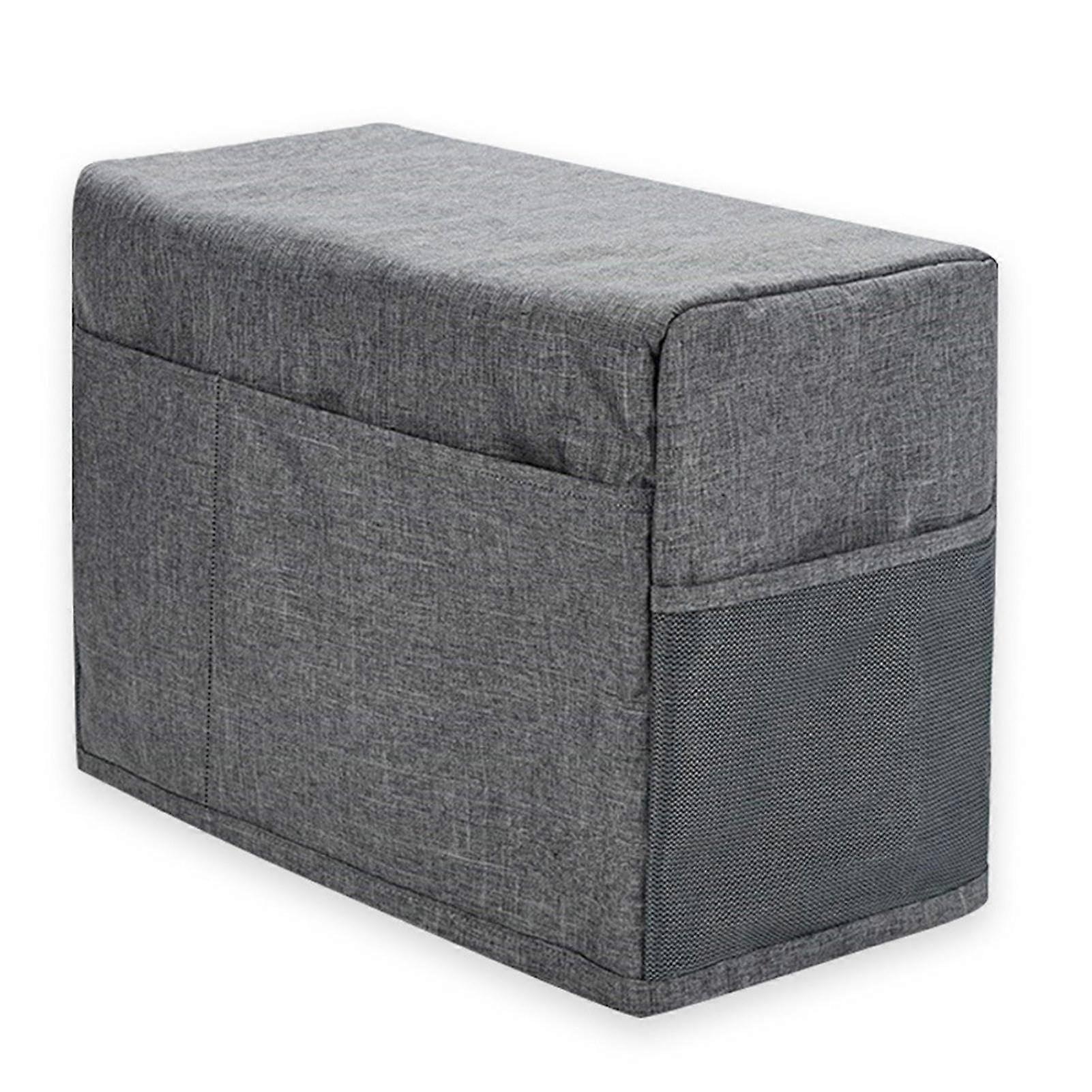 Sewing Machine Cover with Storage Bags, Side Handle, gray