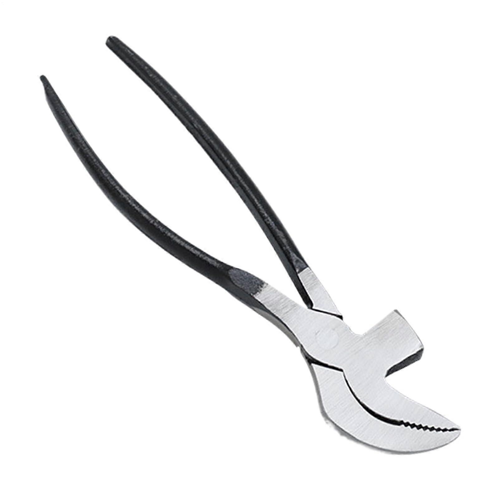 Curved Long Nose Pliers | Handmade Shoe Tongs for Precision Shoe Repair, Shoe Making, and Hem Processing
