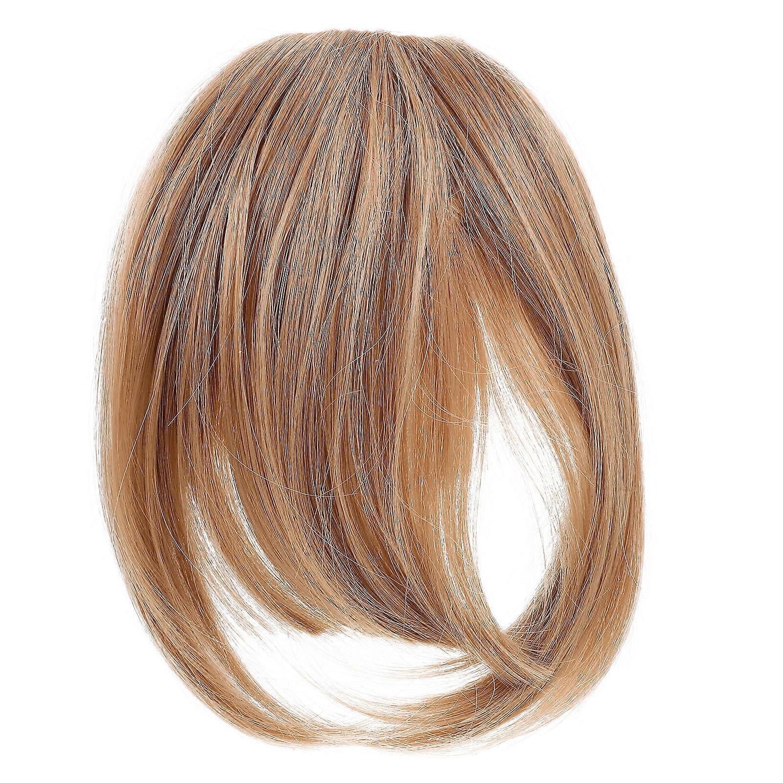 Clip Style Hair Extensions Fringe Bangs Hair Clip Cosplay Prop Realistic Design Matte High-Temperature Silk 1 Piece