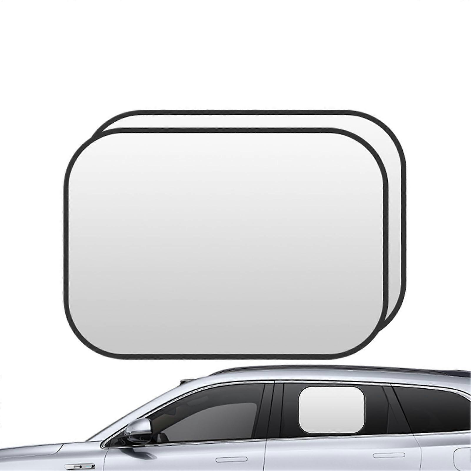 Car Window Sun Protection Film 1 Pair Static Cling Side Window Shields For Minivan And Sedan Rear Row Comfort