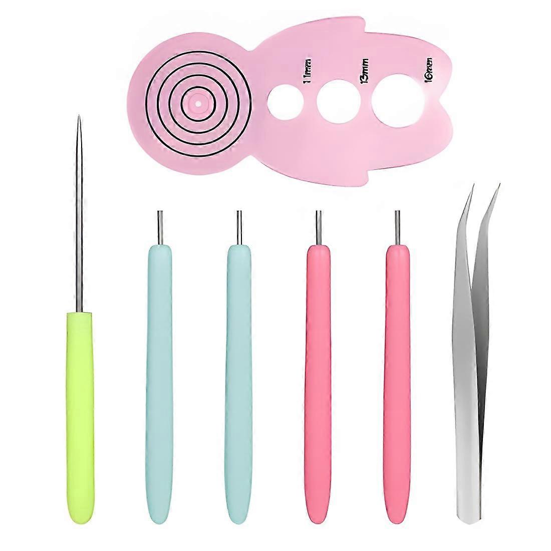 7 Pcs Slotted Paper Quilling Tools for DIY Crafts and Paper Card Making  All in One Multifunctional Slotted Quilling Tool Set