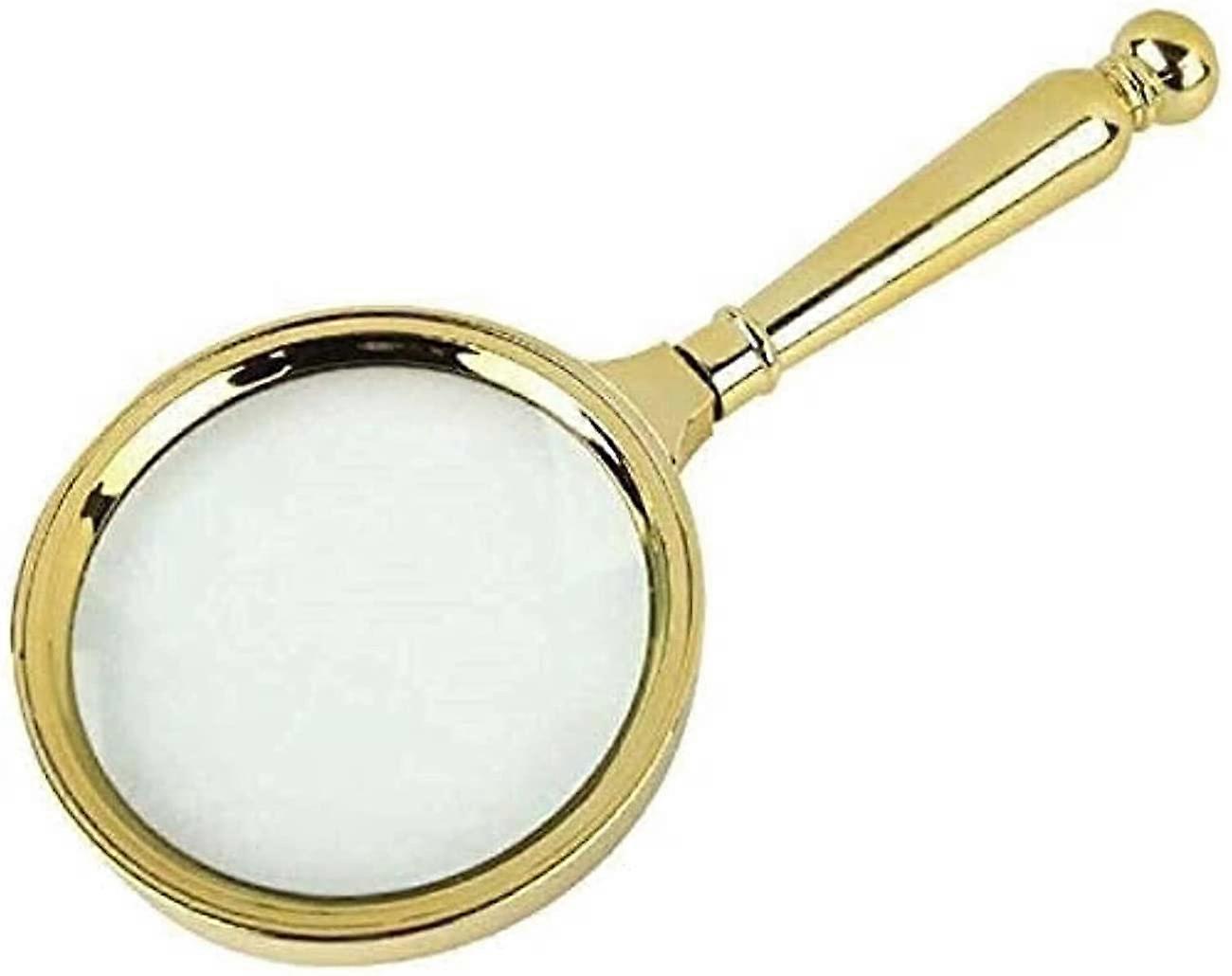 Lupe, magnifying glass, 90 mm, vintage Manng magnifying glass, 5x, magnifier, magnifier, interesting