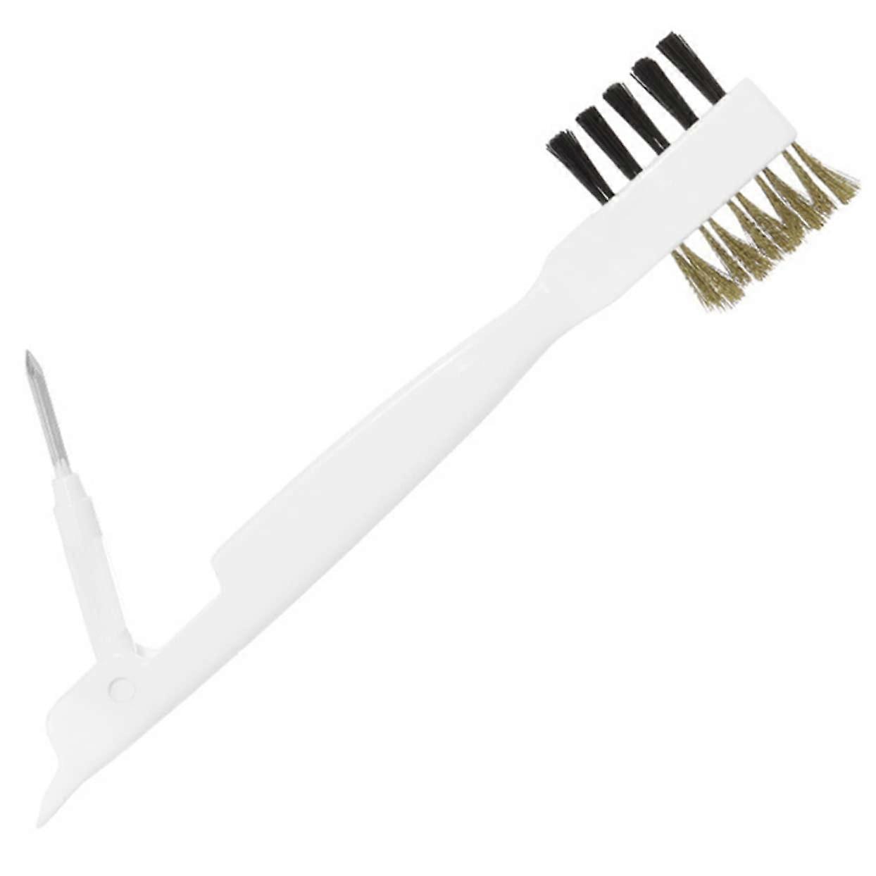 Kitchen Cleaning Brush Gas Stove Cleaning Brush Stove Scraper Grill Cleaner Dirt Washer Made Of Steel White