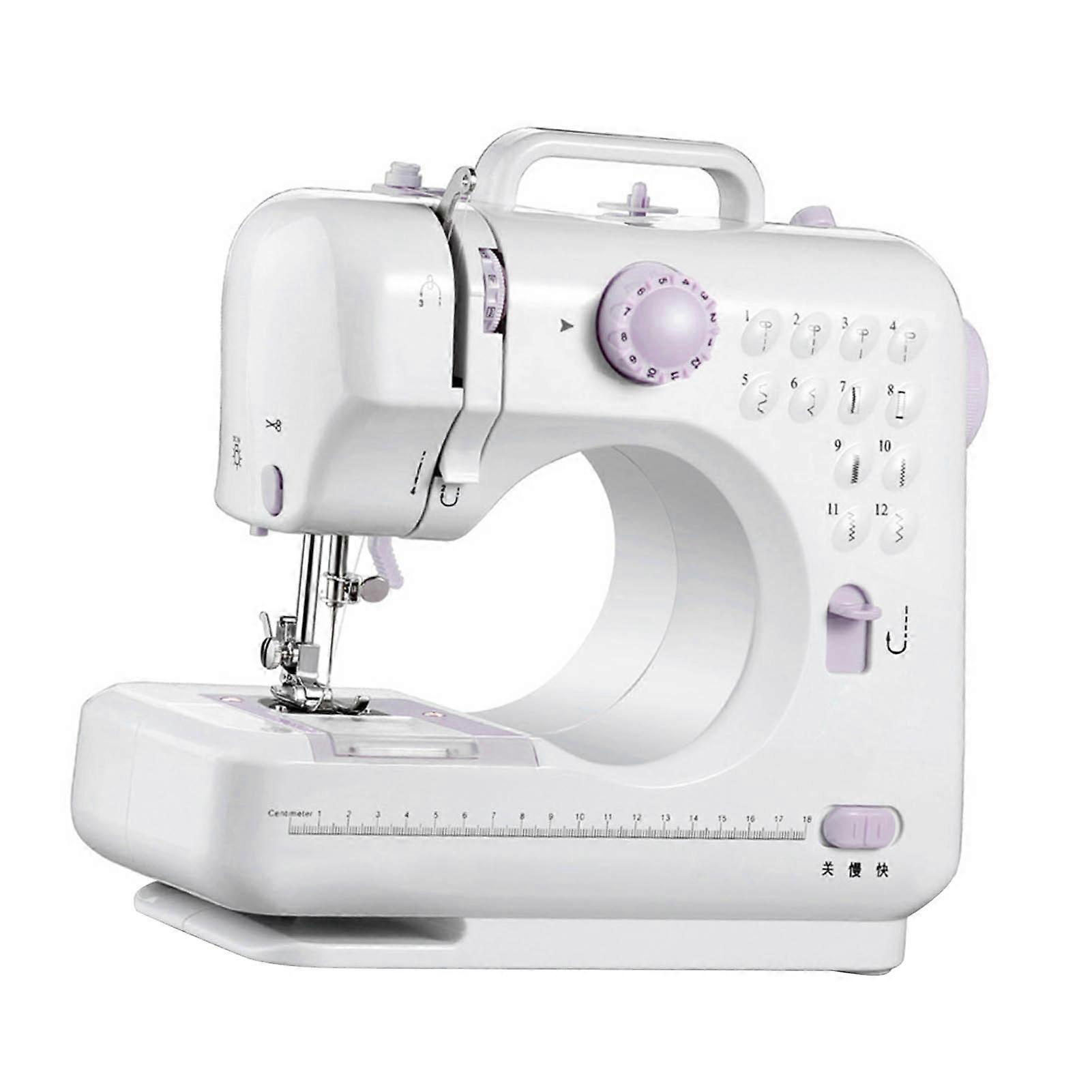 Mini Sewing Machine Multifunction Portable Electric Sewing Machine for Household