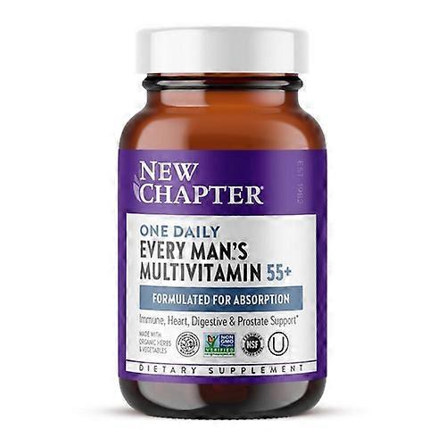 New Chapter One Daily Every Man's Multivitamin 55+ ,30 Count (Pack of 1)